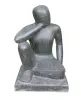 Product image 7 of the product “Sculpture of seated thinking Person, 80 cm ”
